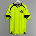 Shop 2005/06 BARCELONA MESSI #19 AWAY SHIRT (L) NIKE, classic football shirts, vintage football shirts & retro soccer jerseys at Cult Kits