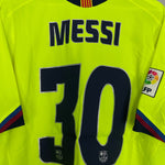 Shop 2005/06 BARCELONA MESSI #30 AWAY SHIRT (XL) NIKE, classic football shirts, vintage football shirts & retro soccer jerseys at Cult Kits