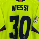 Shop 2005/06 BARCELONA MESSI #30 AWAY SHIRT (XL) NIKE, classic football shirts, vintage football shirts & retro soccer jerseys at Cult Kits