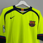 Shop 2005/06 BARCELONA MESSI #30 AWAY SHIRT (XL) NIKE, classic football shirts, vintage football shirts & retro soccer jerseys at Cult Kits