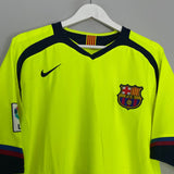 Shop 2005/06 BARCELONA MESSI #30 AWAY SHIRT (XL) NIKE, classic football shirts, vintage football shirts & retro soccer jerseys at Cult Kits