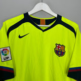 Shop 2005/06 BARCELONA RONALDINHO #10 AWAY SHIRT (L) NIKE, classic football shirts, vintage football shirts & retro soccer jerseys at Cult Kits