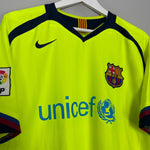 Shop 2005/06 BARCELONA RONALDINHO #10 AWAY SHIRT (L) NIKE, classic football shirts, vintage football shirts & retro soccer jerseys at Cult Kits