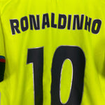 Shop 2005/06 BARCELONA RONALDINHO #10 AWAY SHIRT (L) NIKE, classic football shirts, vintage football shirts & retro soccer jerseys at Cult Kits