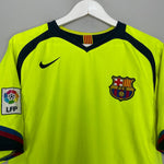 Shop 2005/06 BARCELONA RONALDINHO #10 AWAY SHIRT (L) NIKE, classic football shirts, vintage football shirts & retro soccer jerseys at Cult Kits