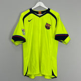 Shop 2005/06 BARCELONA RONALDINHO #10 AWAY SHIRT (L) NIKE, classic football shirts, vintage football shirts & retro soccer jerseys at Cult Kits