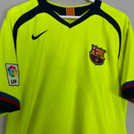 Shop 2005/06 BARCELONA RONALDINHO #10 AWAY SHIRT (L) NIKE, classic football shirts, vintage football shirts & retro soccer jerseys at Cult Kits
