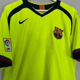 Shop 2005/06 BARCELONA RONALDINHO #10 AWAY SHIRT (L) NIKE, classic football shirts, vintage football shirts & retro soccer jerseys at Cult Kits