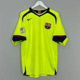 Shop 2005/06 BARCELONA RONALDINHO #10 AWAY SHIRT (L) NIKE, classic football shirts, vintage football shirts & retro soccer jerseys at Cult Kits
