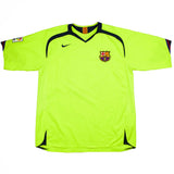 Buy 2005/06 Barcelona Ronaldinho 10 Away Shirt (XXL) Nike ~ Free worldwide shipping ~ Authentic Vintage Football Shirts from Cult Kits