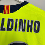 Shop 2005/06 BARCELONA RONALDINHO #10 C/L AWAY SHIRT (L) NIKE, classic football shirts, vintage football shirts & retro soccer jerseys at Cult Kits