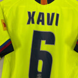 Shop 2005/06 BARCELONA XAVI #6 AWAY SHIRT (S) NIKE, classic football shirts, vintage football shirts & retro soccer jerseys at Cult Kits