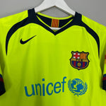 Shop 2005/06 BARCELONA XAVI #6 AWAY SHIRT (S) NIKE, classic football shirts, vintage football shirts & retro soccer jerseys at Cult Kits