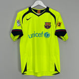 Shop 2005/06 BARCELONA XAVI #6 AWAY SHIRT (S) NIKE, classic football shirts, vintage football shirts & retro soccer jerseys at Cult Kits