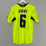 Shop 2005/06 BARCELONA XAVI #6 AWAY SHIRT (S) NIKE, classic football shirts, vintage football shirts & retro soccer jerseys at Cult Kits