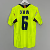 Shop 2005/06 BARCELONA XAVI #6 AWAY SHIRT (S) NIKE, classic football shirts, vintage football shirts & retro soccer jerseys at Cult Kits