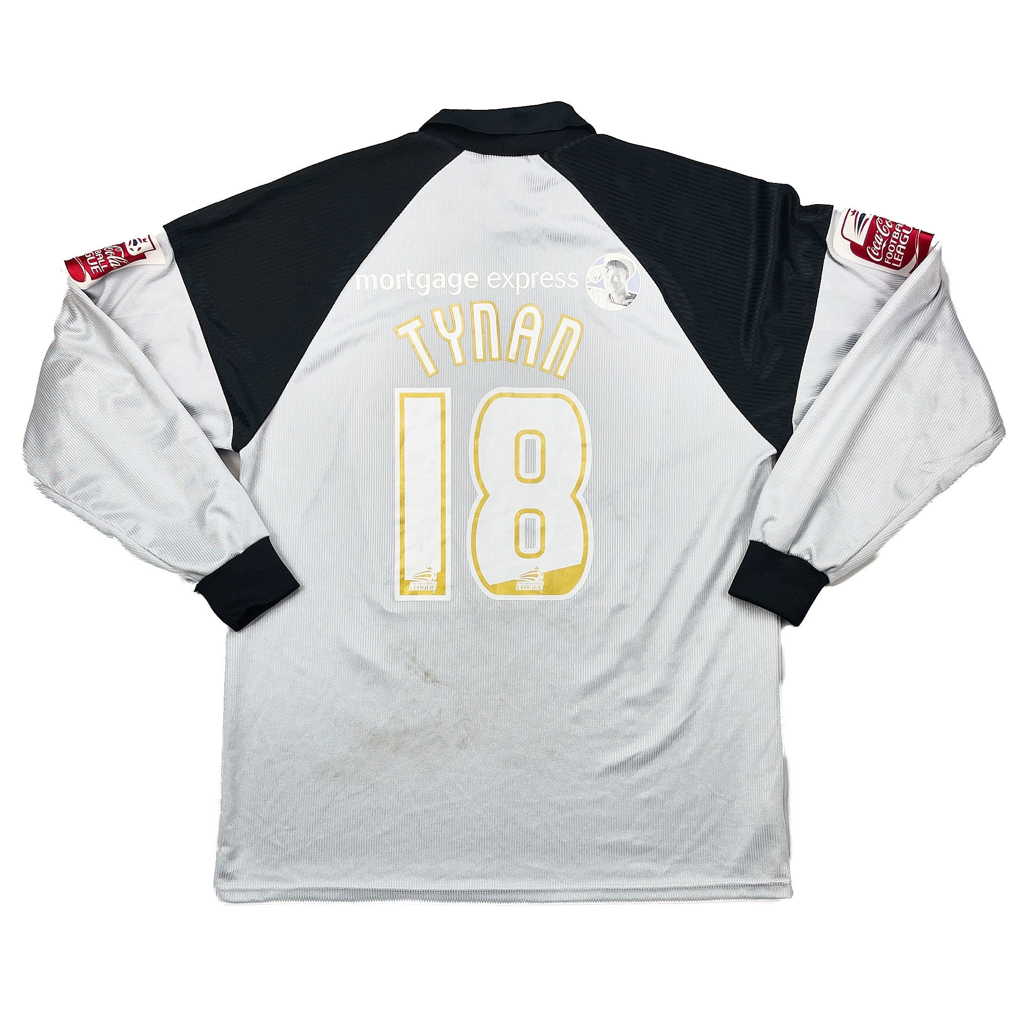 2005-06-barnet-tynan-18-match-worn-vs-manchester-united-gk-shirt-xl-oneills