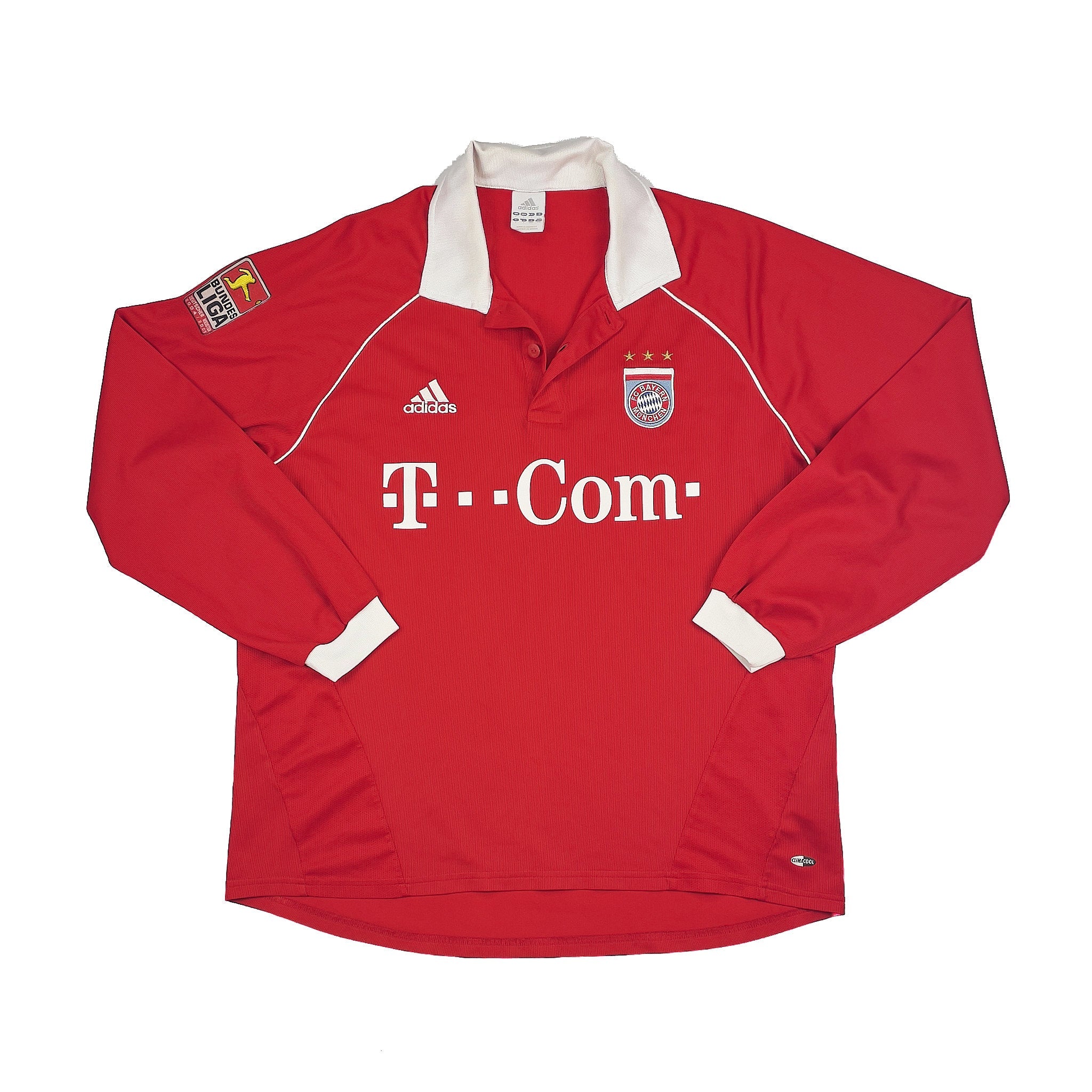 2005-06-bayern-munich-ismael-25-match-issue-l-s-home-shirt-l-adidas