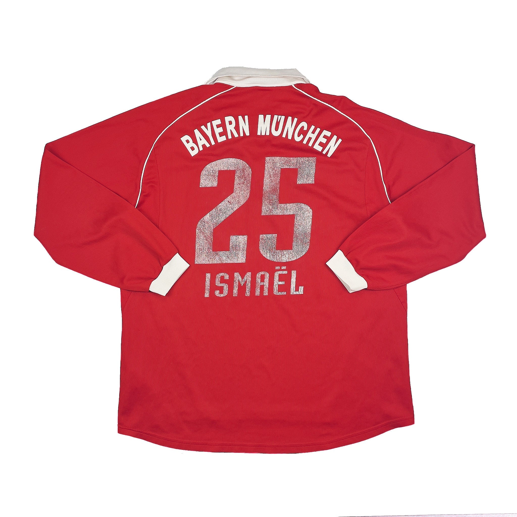 2005-06-bayern-munich-ismael-25-match-issue-l-s-home-shirt-l-adidas