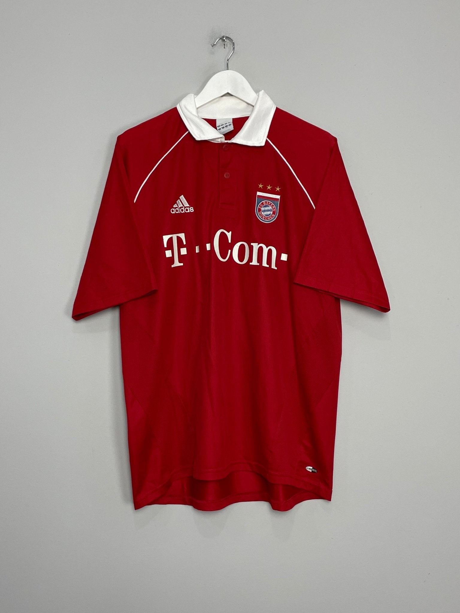 Shop 2005/06 BAYERN MUNICH MAKAAY #10 HOME SHIRT (L) ADIDAS, classic football shirts, vintage football shirts & retro soccer jerseys at Cult Kits