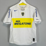 Shop 2005/06 BOCA JUNIORS AWAY SHIRT (S) NIKE, classic football shirts, vintage football shirts & retro soccer jerseys at Cult Kits