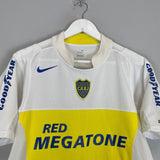 Shop 2005/06 BOCA JUNIORS AWAY SHIRT (S) NIKE, classic football shirts, vintage football shirts & retro soccer jerseys at Cult Kits