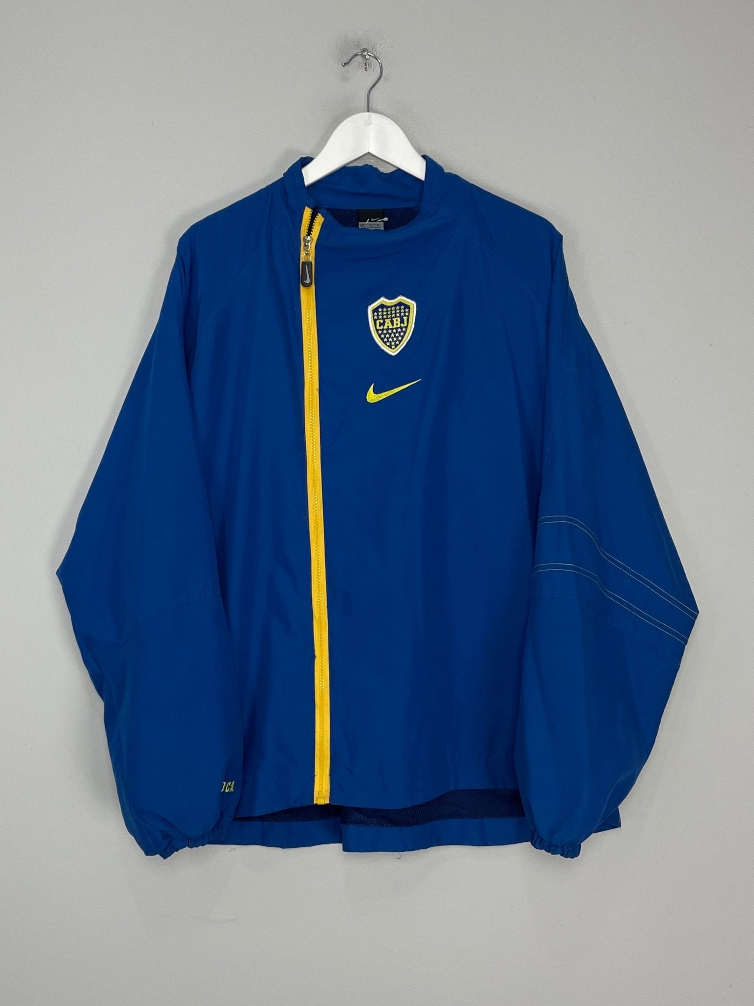 Shop 2005/06 BOCA JUNIORS TRACK JACKET (XL) NIKE, classic football shirts, vintage football shirts & retro soccer jerseys at Cult Kits