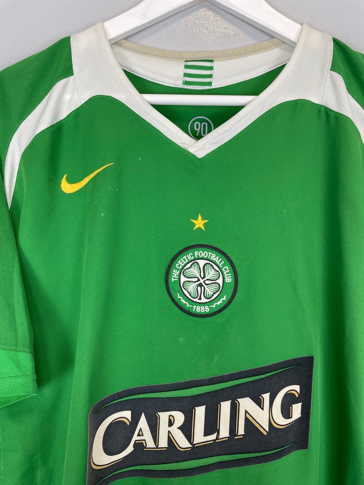 Shop 2005/06 CELTIC KEANE #16 AWAY SHIRT (M) NIKE, classic football shirts, vintage football shirts & retro soccer jerseys at Cult Kits