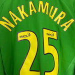 Shop 2005/06 CELTIC NAKAMURA #25 L/S HOME SHIRT (S/M) NIKE, classic football shirts, vintage football shirts & retro soccer jerseys at Cult Kits