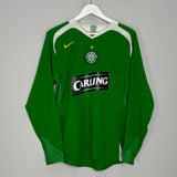 Shop 2005/06 CELTIC NAKAMURA #25 L/S HOME SHIRT (S/M) NIKE, classic football shirts, vintage football shirts & retro soccer jerseys at Cult Kits