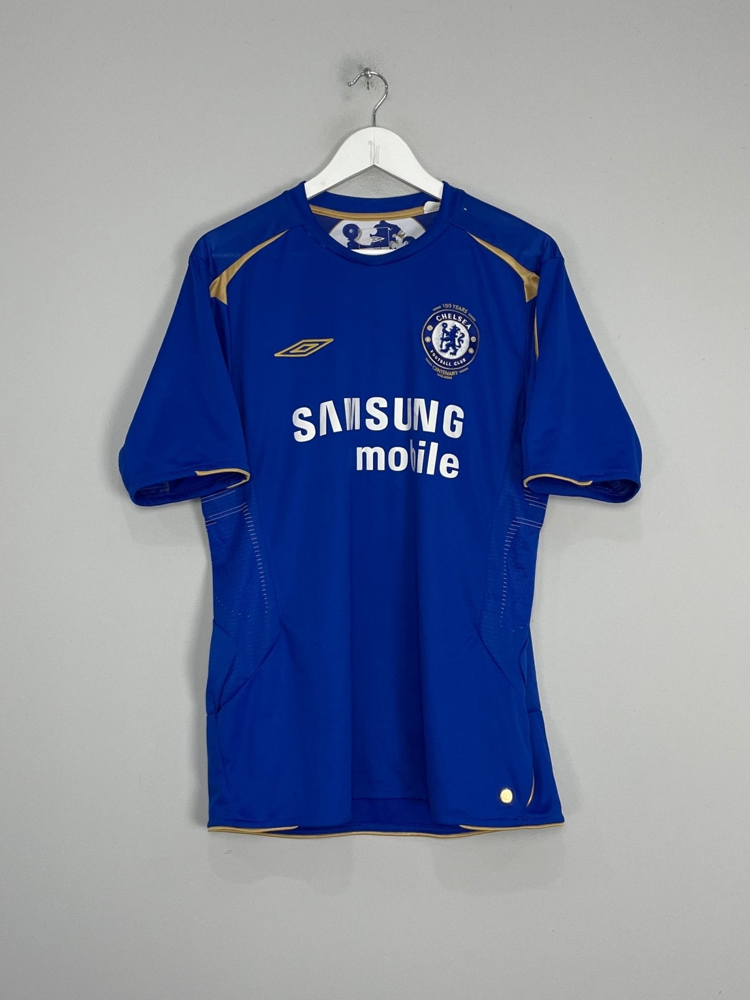 Shop 2005/06 CHELSEA CHAMPIONS #05 HOME SHIRT (L) UMBRO, classic football shirts, vintage football shirts & retro soccer jerseys at Cult Kits