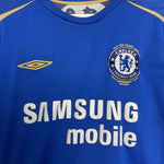 Shop 2005/06 CHELSEA DROGBA #15 *CENTENARY* HOME SHIRT (L) UMBRO, classic football shirts, vintage football shirts & retro soccer jerseys at Cult Kits