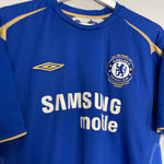 Shop 2005/06 CHELSEA DROGBA #15 *CENTENARY* HOME SHIRT (XL) UMBRO, classic football shirts, vintage football shirts & retro soccer jerseys at Cult Kits