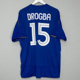 Shop 2005/06 CHELSEA DROGBA #15 *CENTENARY* HOME SHIRT (XXXL) UMBRO, classic football shirts, vintage football shirts & retro soccer jerseys at Cult Kits