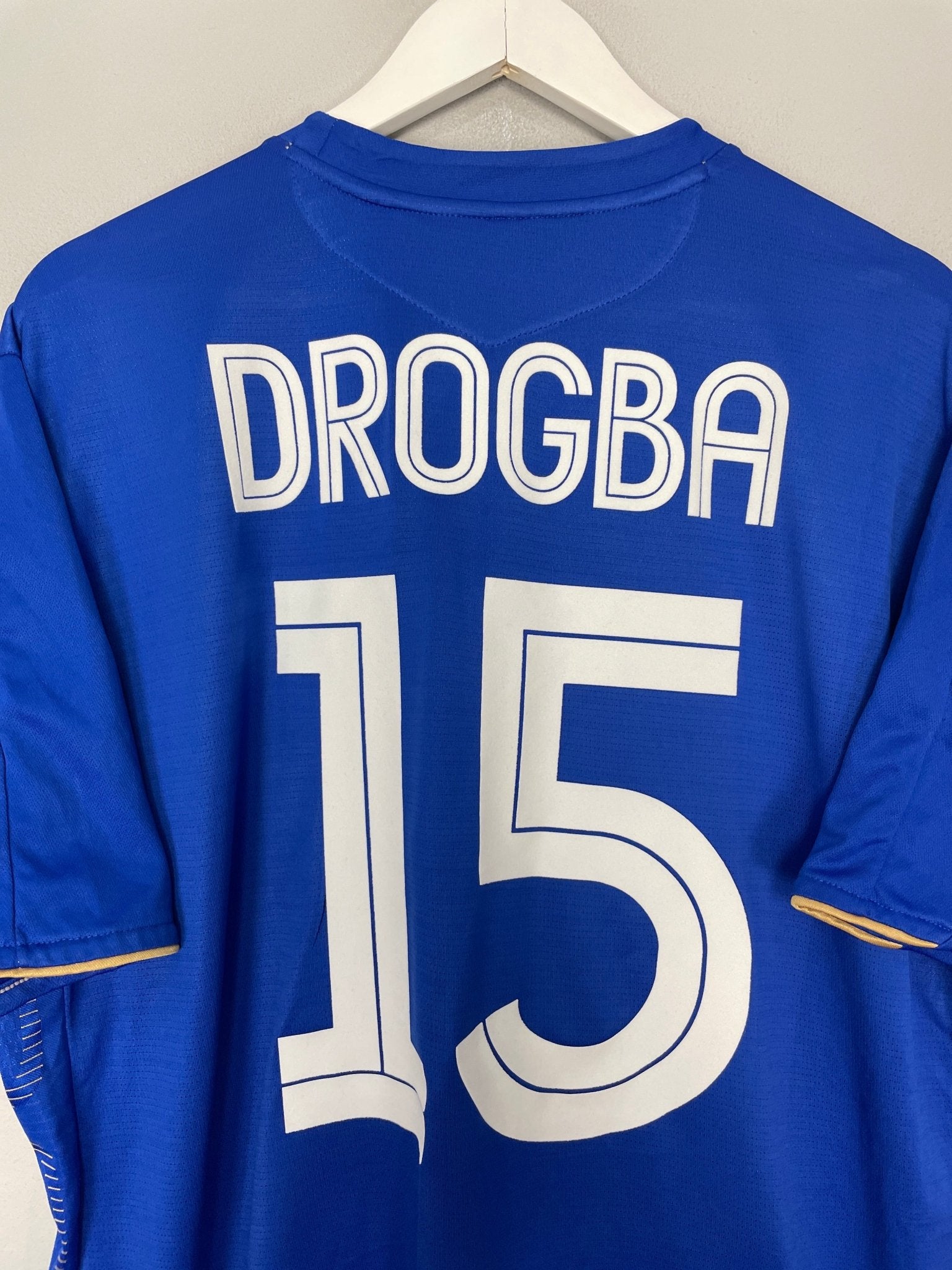Shop 2005/06 CHELSEA DROGBA #15 *CENTENARY* HOME SHIRT (XXXL) UMBRO, classic football shirts, vintage football shirts & retro soccer jerseys at Cult Kits