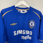 Shop 2005/06 CHELSEA DROGBA #15 *CENTENARY* HOME SHIRT (XXXL) UMBRO, classic football shirts, vintage football shirts & retro soccer jerseys at Cult Kits