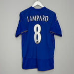 Shop 2005/06 CHELSEA LAMPARD #8 *CENTENARY* HOME SHIRT (L) UMBRO, classic football shirts, vintage football shirts & retro soccer jerseys at Cult Kits