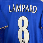 Shop 2005/06 CHELSEA LAMPARD #8 *CENTENARY* HOME SHIRT (L) UMBRO, classic football shirts, vintage football shirts & retro soccer jerseys at Cult Kits