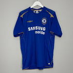 Shop 2005/06 CHELSEA LAMPARD #8 *CENTENARY* HOME SHIRT (L) UMBRO, classic football shirts, vintage football shirts & retro soccer jerseys at Cult Kits