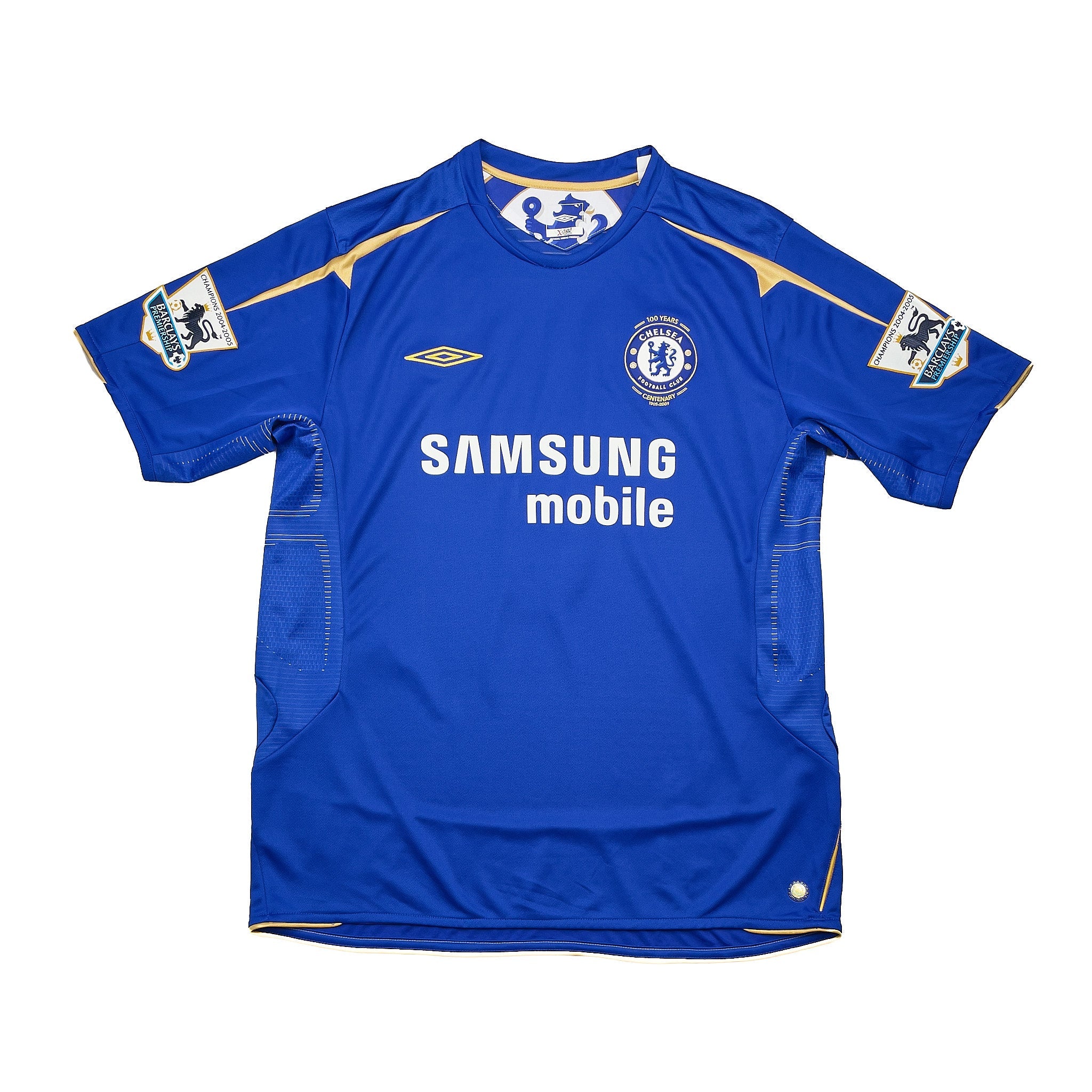 Buy 2005/06 Chelsea Lampard 8 *Centenary* Home Shirt (XL) Umbro ~ Free worldwide shipping ~ Authentic Vintage Football Shirts from Cult Kits