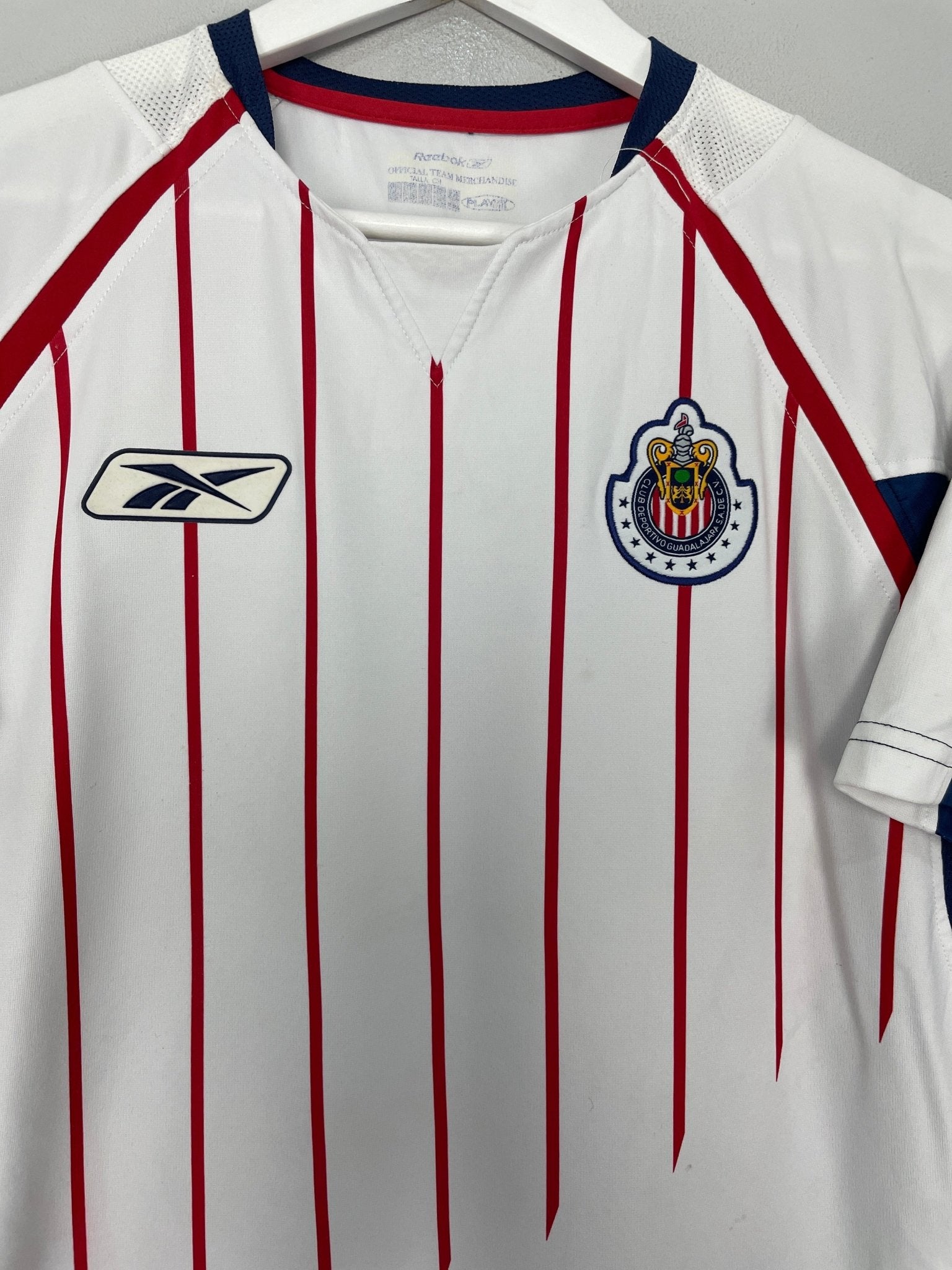 Shop 2005/06 CHIVAS GUADALAJARA AWAY SHIRT (S) REEBOK, classic football shirts, vintage football shirts & retro soccer jerseys at Cult Kits