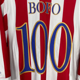 Shop 2005/06 CHIVAS GUADALAJARA BOFO #100 HOME SHIRT (M) REEBOK, classic football shirts, vintage football shirts & retro soccer jerseys at Cult Kits