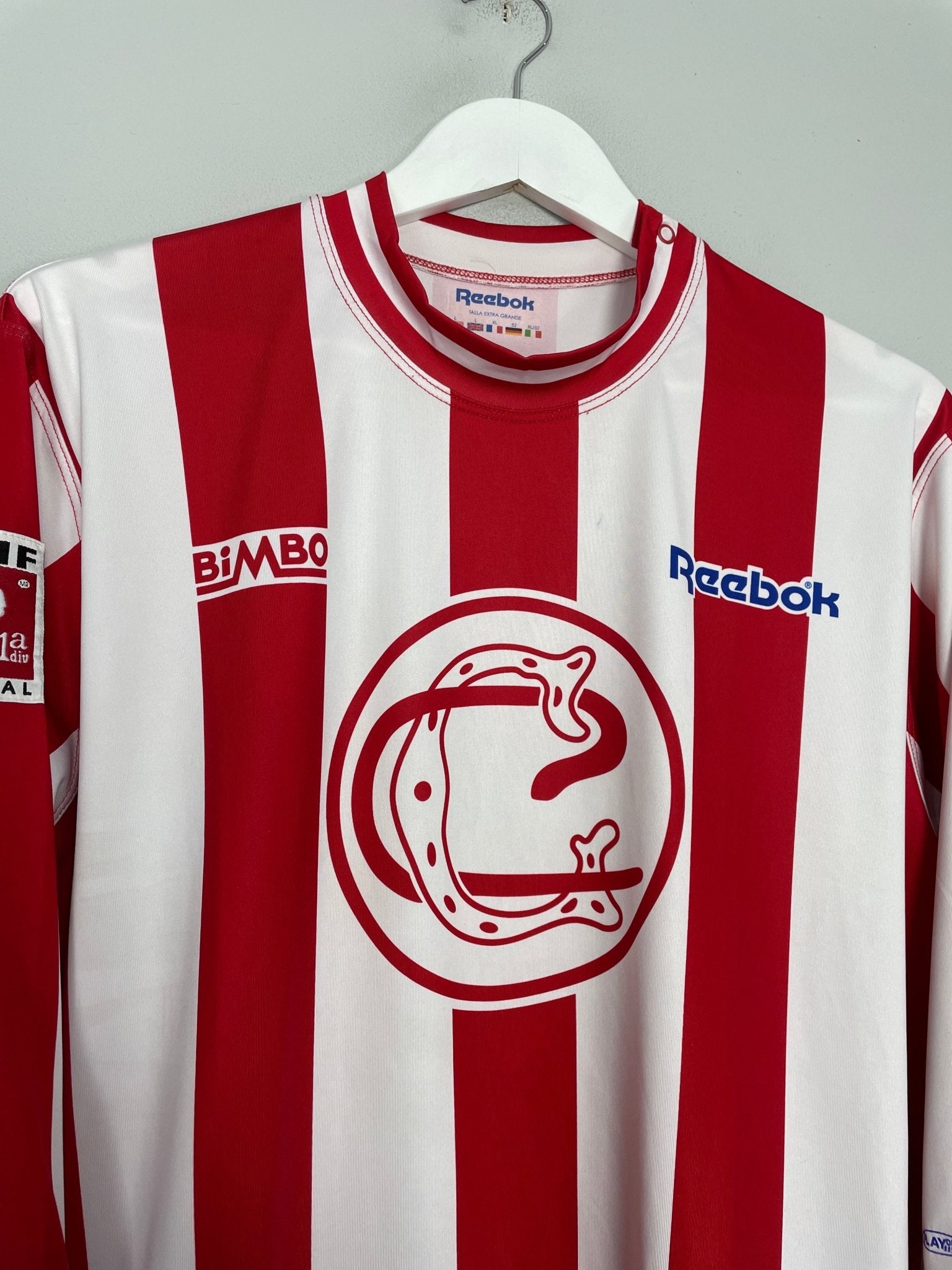 Shop 2005/06 CHIVAS GUADALAJARA *CENTENARY* HOME SHIRT (L) REEBOK, classic football shirts, vintage football shirts & retro soccer jerseys at Cult Kits