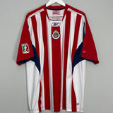 Shop 2005/06 CHIVAS GUADALAJARA HOME SHIRT (XXL) REEBOK, classic football shirts, vintage football shirts & retro soccer jerseys at Cult Kits