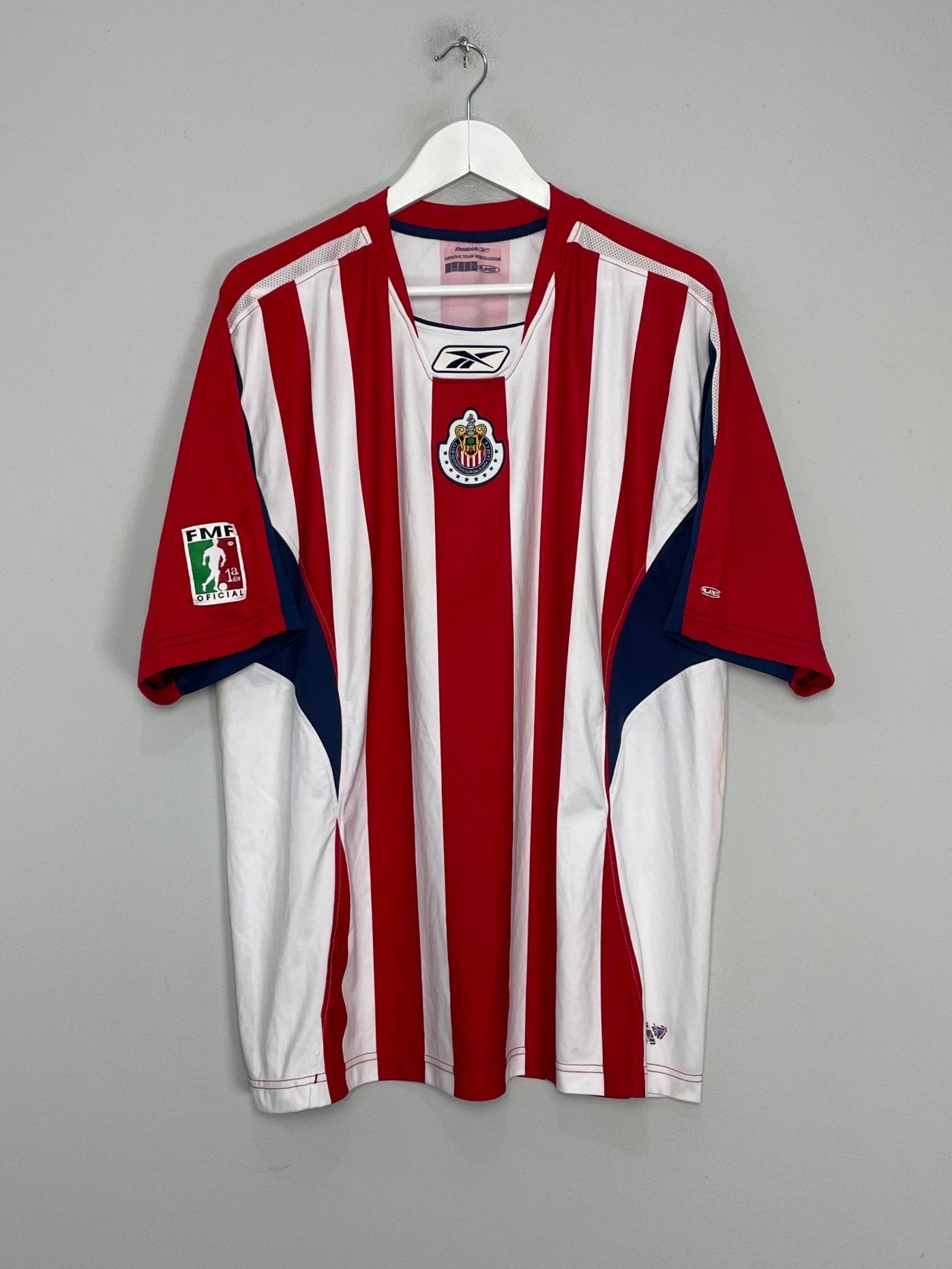 Shop 2005/06 CHIVAS GUADALAJARA HOME SHIRT (XXL) REEBOK, classic football shirts, vintage football shirts & retro soccer jerseys at Cult Kits