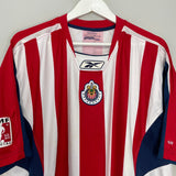 Shop 2005/06 CHIVAS GUADALAJARA HOME SHIRT (XXL) REEBOK, classic football shirts, vintage football shirts & retro soccer jerseys at Cult Kits
