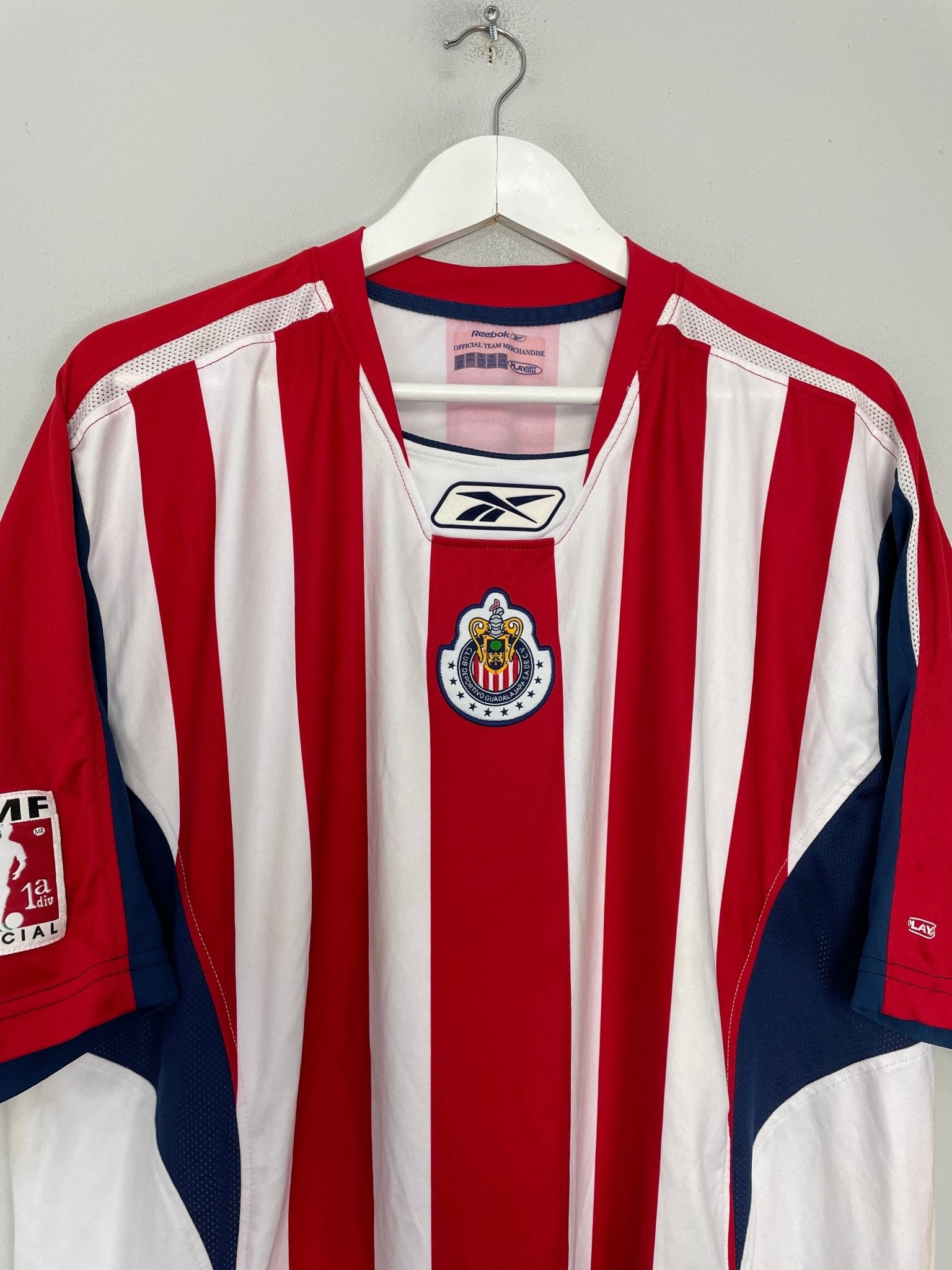 Shop 2005/06 CHIVAS GUADALAJARA HOME SHIRT (XXL) REEBOK, classic football shirts, vintage football shirts & retro soccer jerseys at Cult Kits