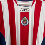 Shop 2005/06 CHIVAS GUADALAJARA L/S HOME SHIRT (L) REEBOK, classic football shirts, vintage football shirts & retro soccer jerseys at Cult Kits