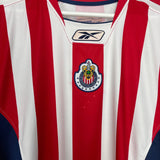Shop 2005/06 CHIVAS GUADALAJARA L/S HOME SHIRT (L) REEBOK, classic football shirts, vintage football shirts & retro soccer jerseys at Cult Kits