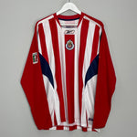 Shop 2005/06 CHIVAS GUADALAJARA L/S HOME SHIRT (L) REEBOK, classic football shirts, vintage football shirts & retro soccer jerseys at Cult Kits